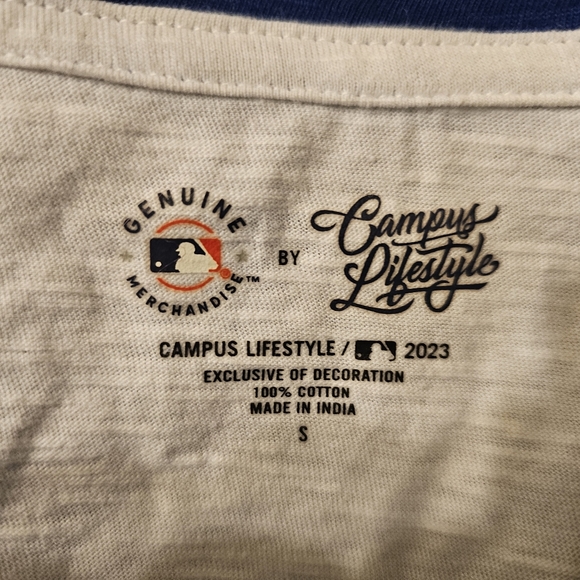 NWT Chicago Cubs 3/4 sleeve shirt. SZize:S. - Picture 4 of 6